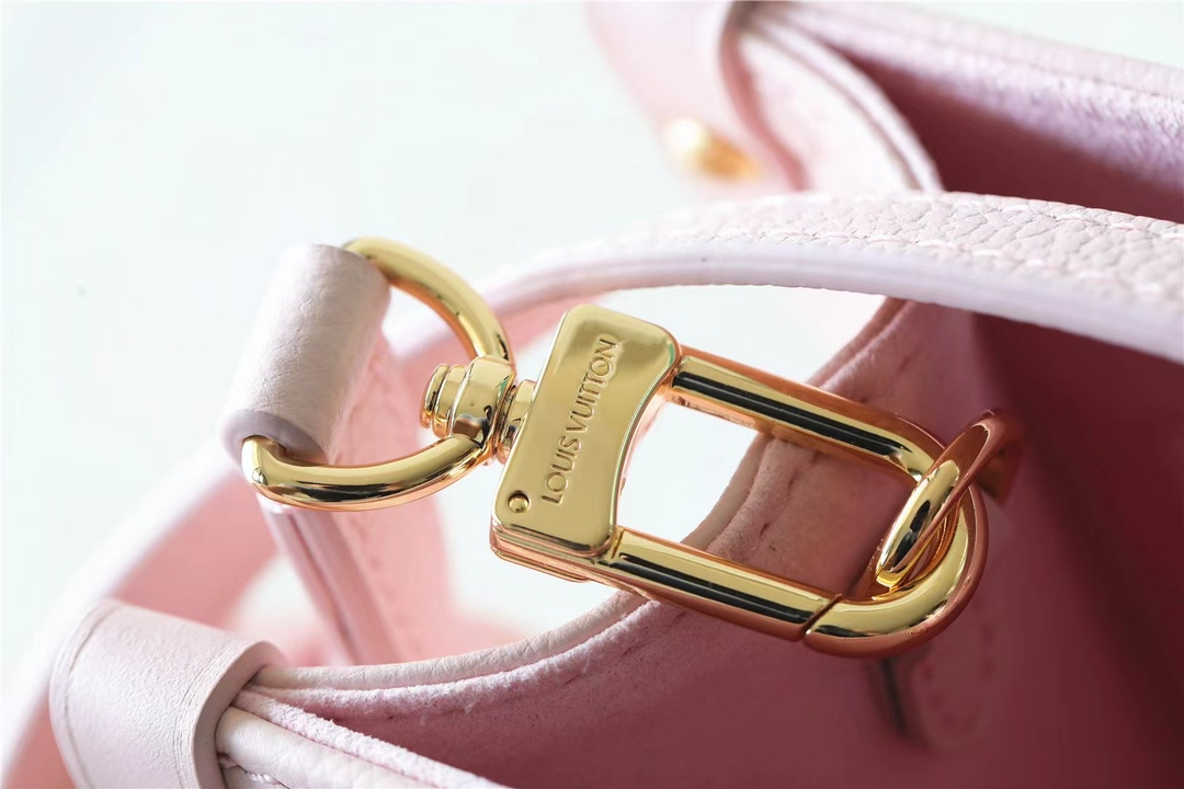 Designer Monogram Canvas Onthego PM Pink HandBag - Gorchic - $114.99