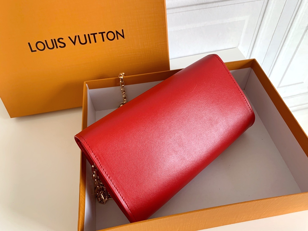 Designer Monogram Night out Clutch Red Bag - Gorchic - $93.99