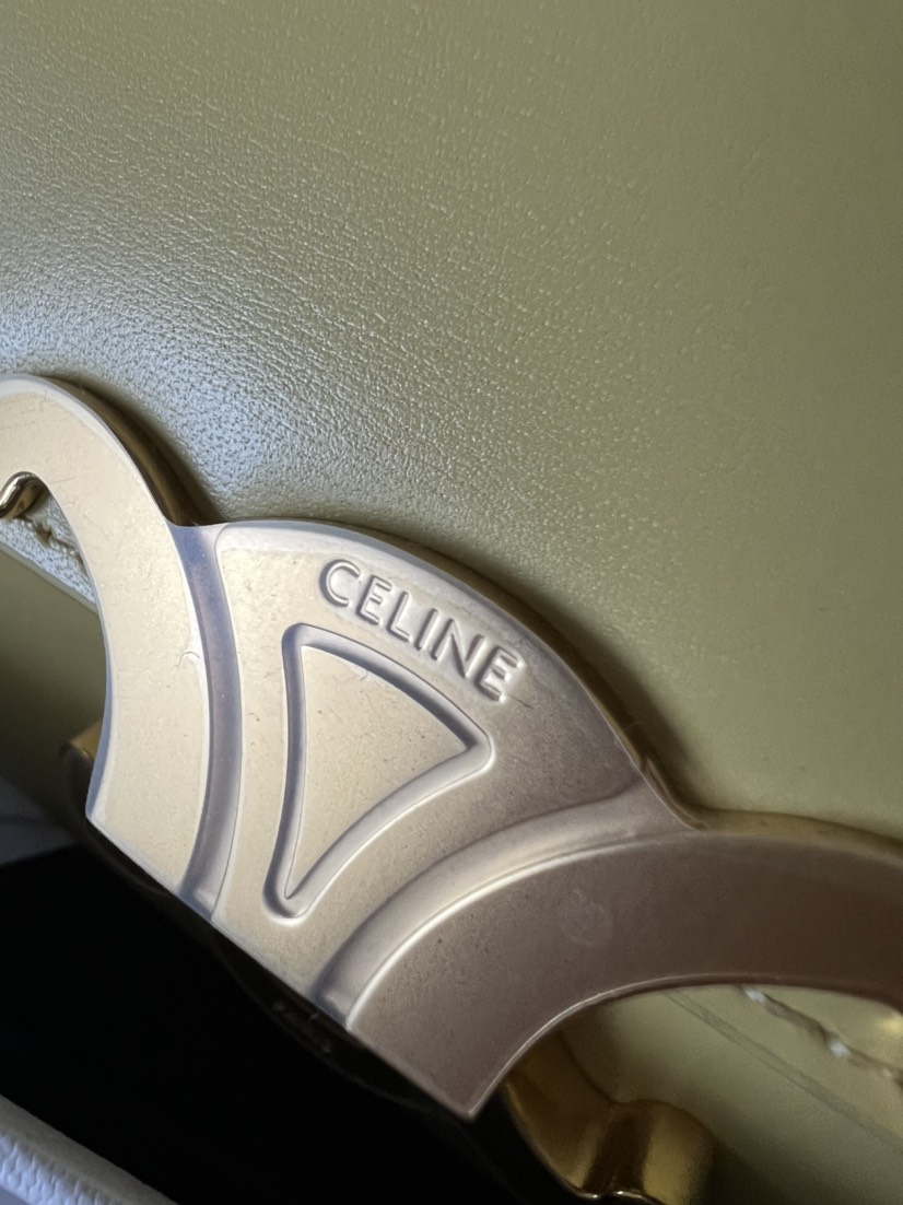 CL shoulder bag claude in shiny calfskin yellow - Bag - Gorchic - $129.99