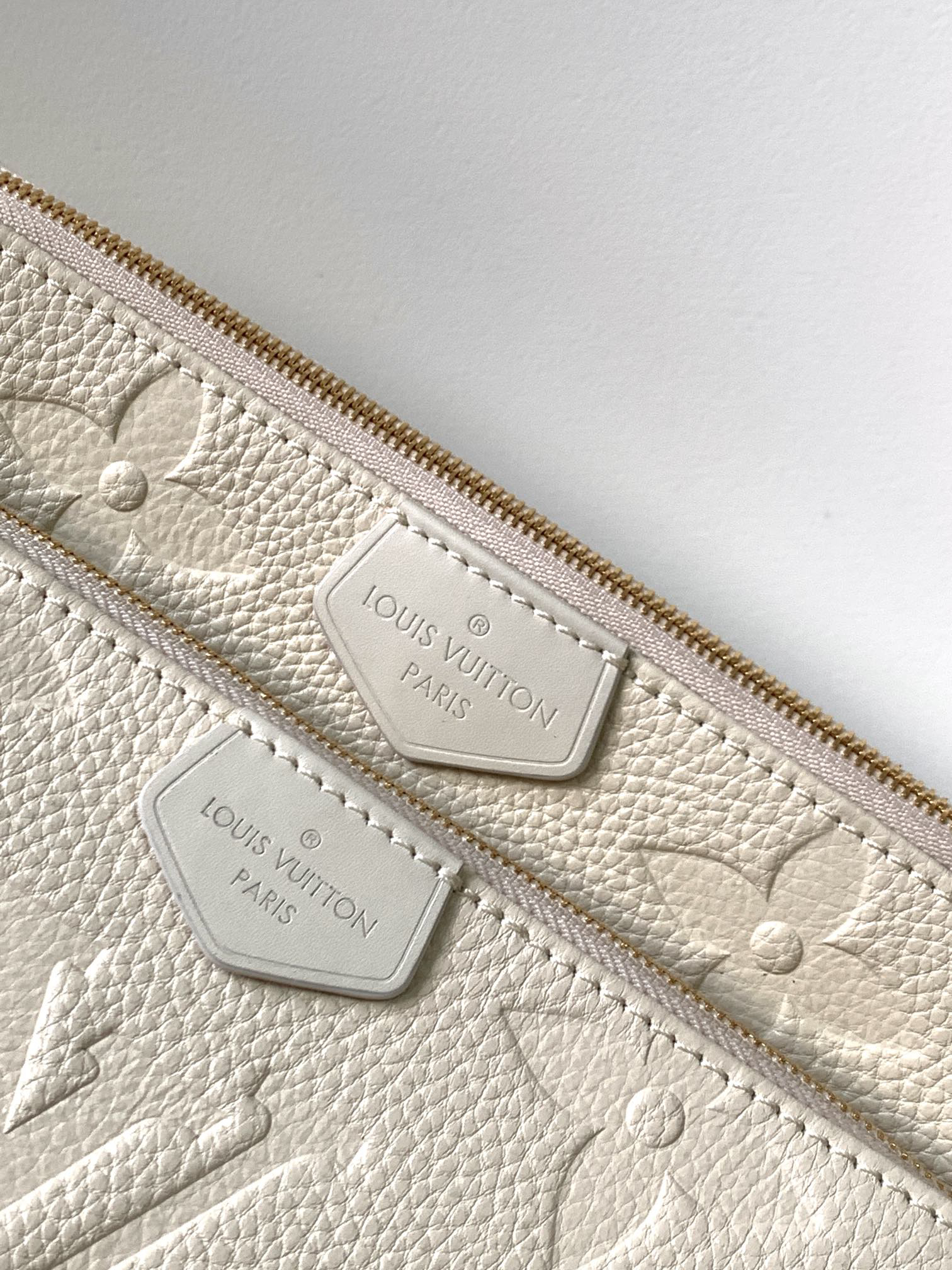 Designer Monogram Multi Pochette Accessoires Crossbody White Bag - Gorchic - $108.99