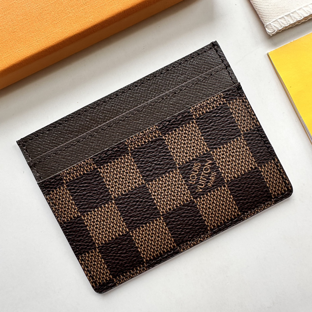Designer Monogram Neo Porte Cartes Brown Wallet ﻿ - Gorchic - $35.99