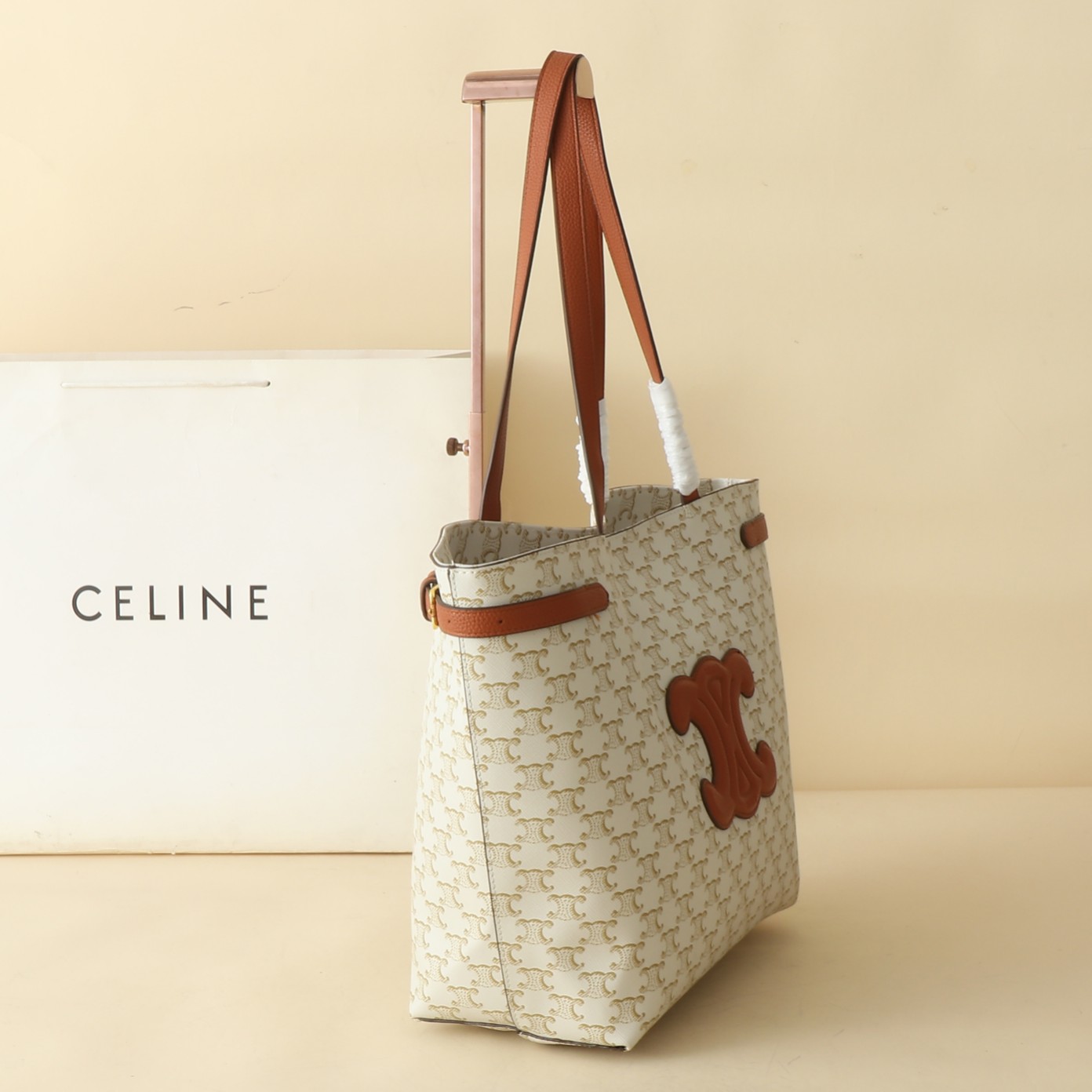 CL Cabas Aniais Tote bag Light Brown - Bag - Gorchic - $146.99