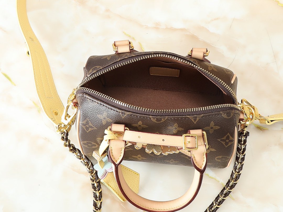 Designer Monogram Speedy 18 Monogram Style - Bag - Gorchic - $131.99