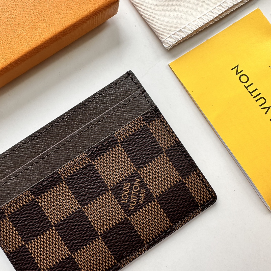 Designer Monogram Neo Porte Cartes Brown Wallet ﻿ - Gorchic - $35.99