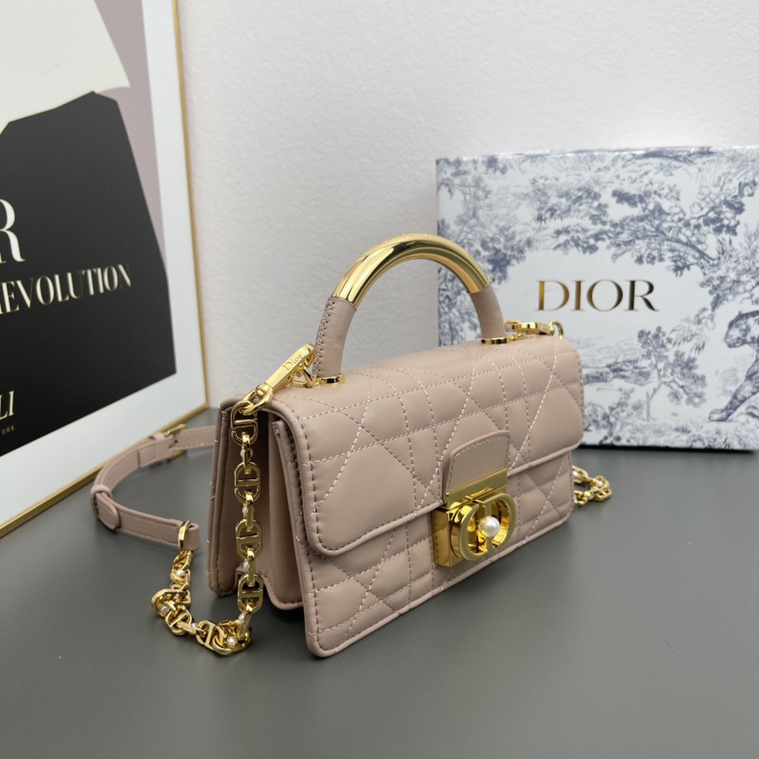 D Inspired ange mini black leather Pink  bag - Bag - Gorchic - $146.99