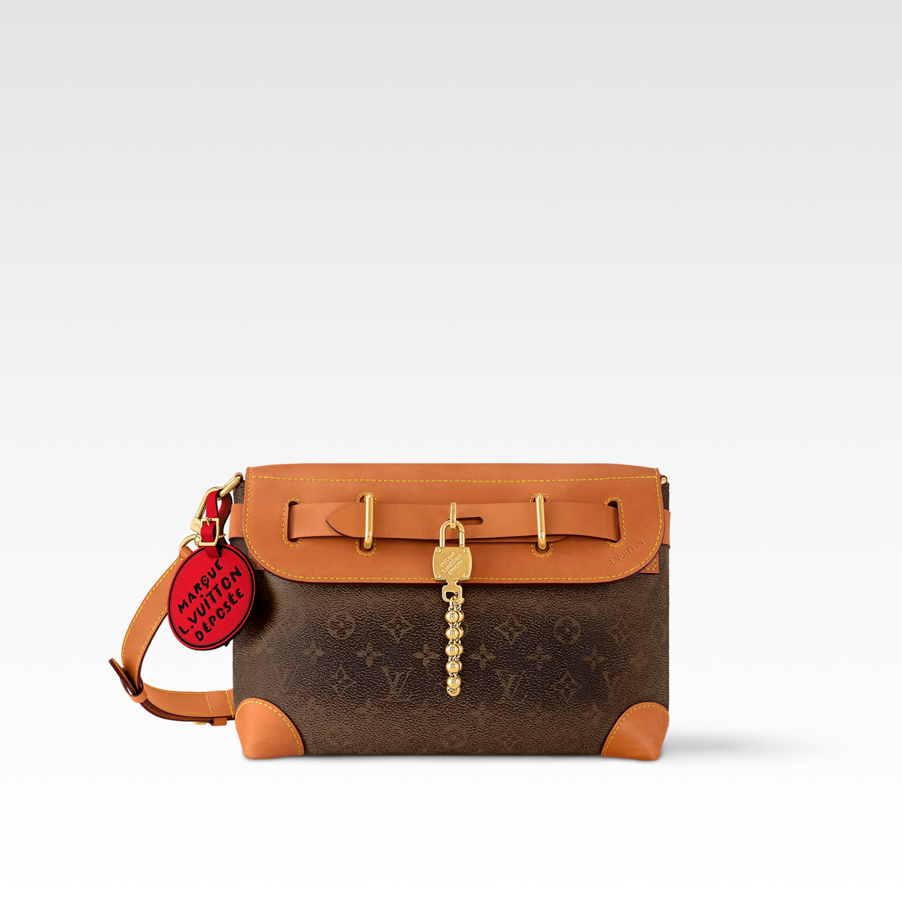 Designer Monogram Steamer Crossbody Monogram canvas  Bag - Gorchic - $117.99