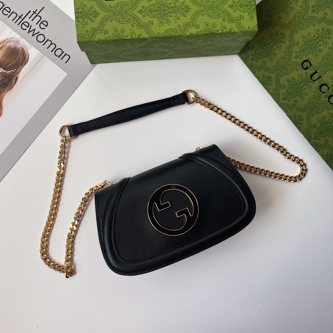 Double-G Blondie Mini Shoulder Bag - Black Bag - Gorchic - $115.99