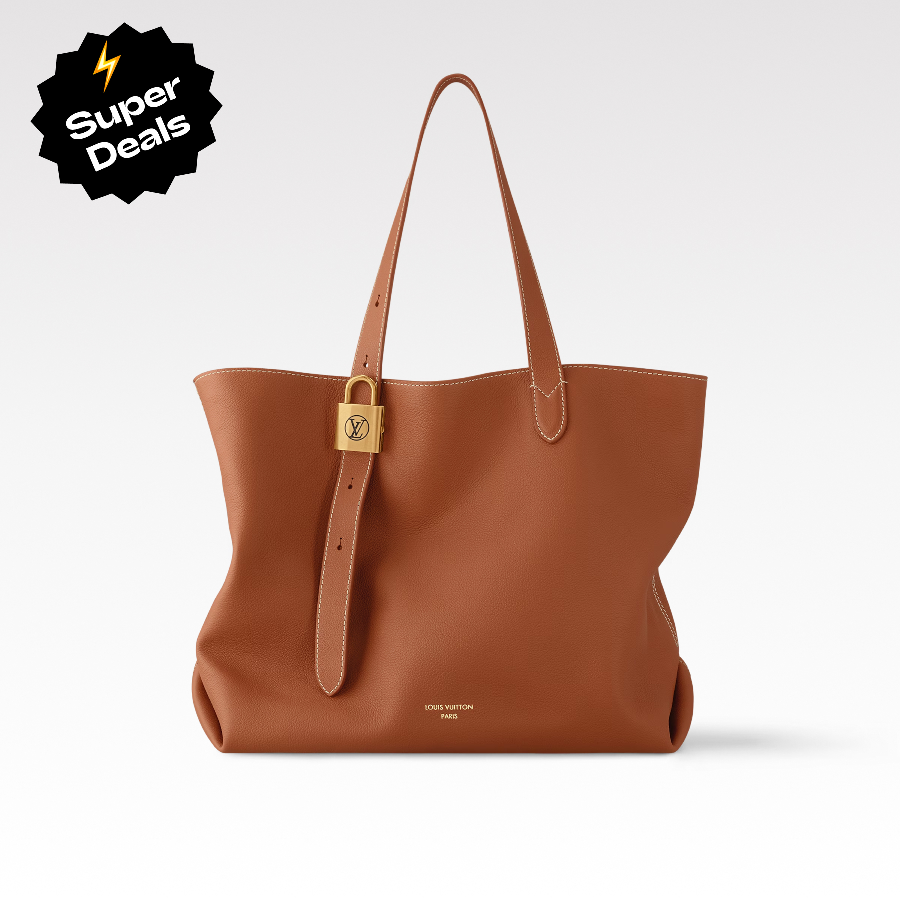 Designer Monogram Low Key Cabas MM Brown - Bag - Gorchic - $134.99