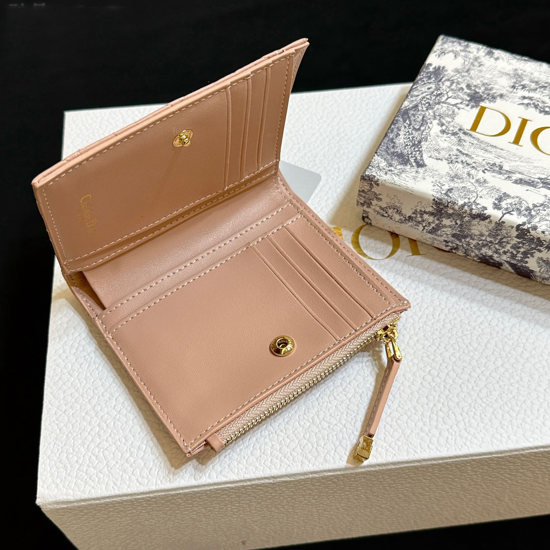 D Inspired Caro Dahlia Wallet-Pink Leather  Wallet - Gorchic - $55.99