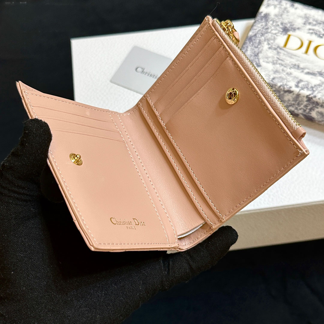 D Inspired Caro Dahlia Wallet-Pink Leather  Wallet - Gorchic - $55.99