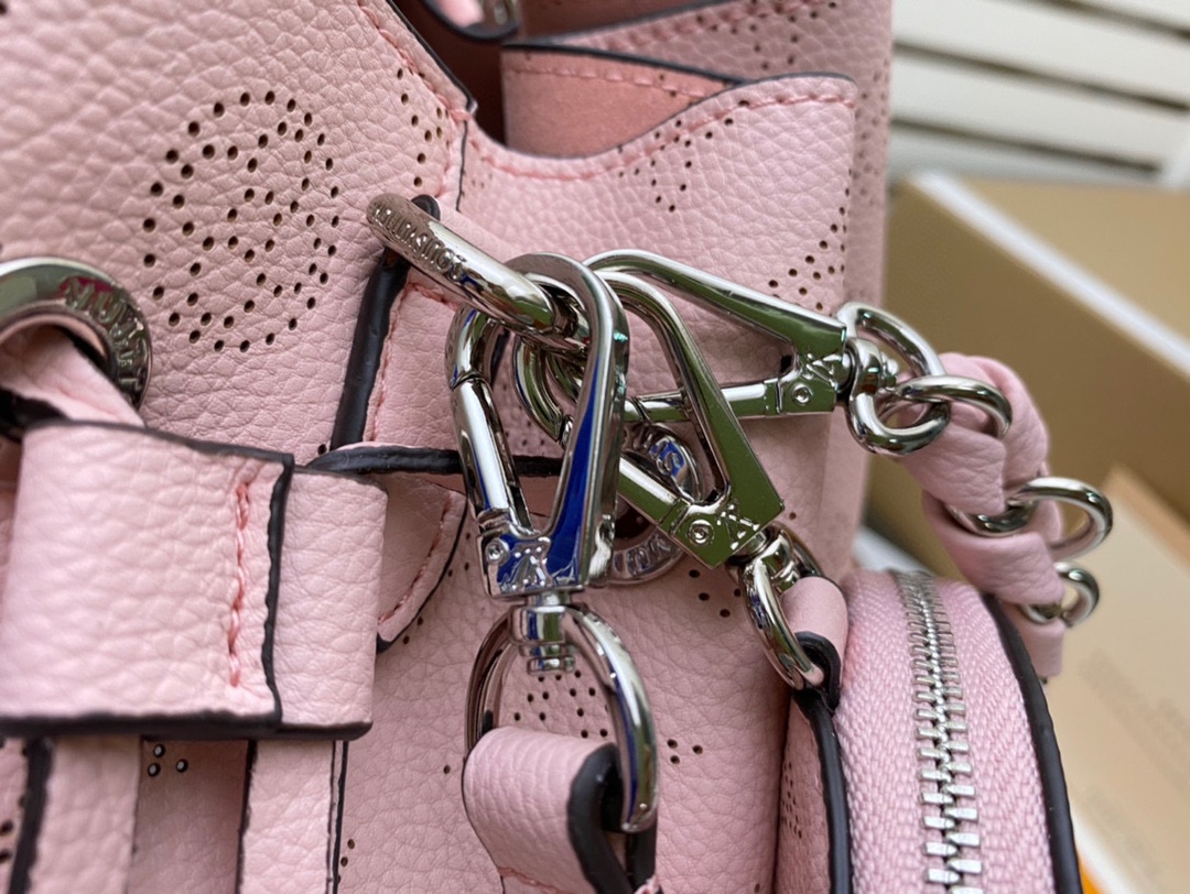 Designer Monogram Bella Pink Jasmin Bag - Gorchic - $130.99