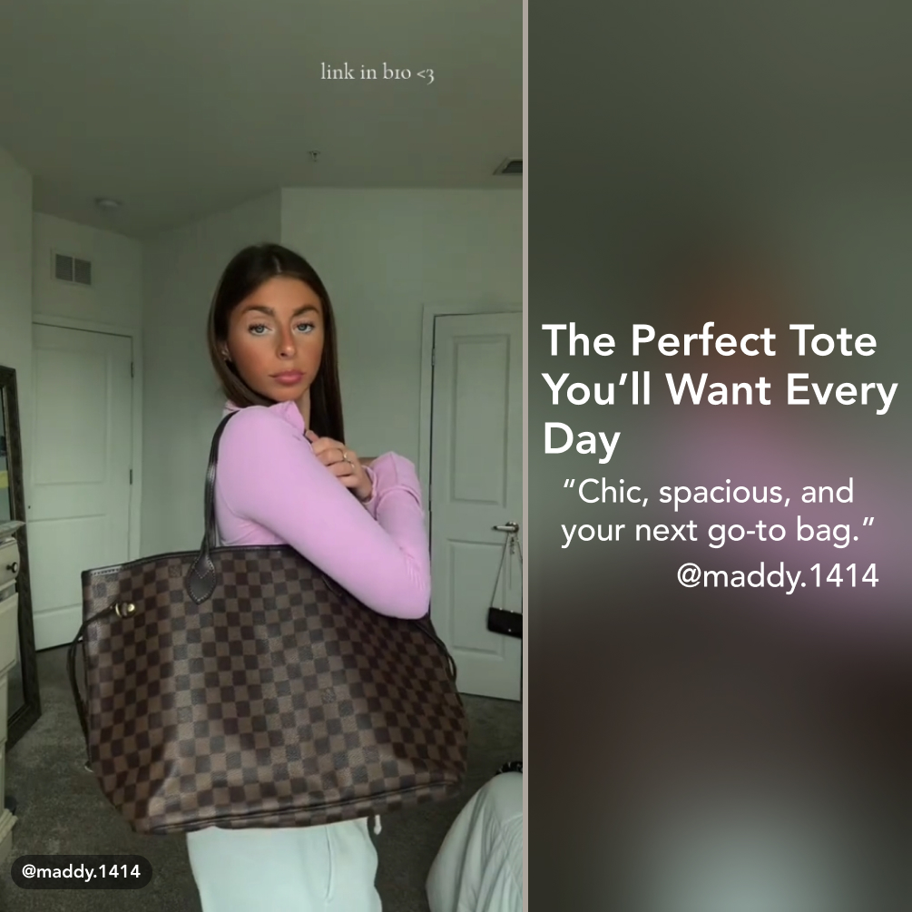 Designer Monogram  Damier Ebene Canvas Neverfull GM Cherry - Bag - Gorchic - $118.99