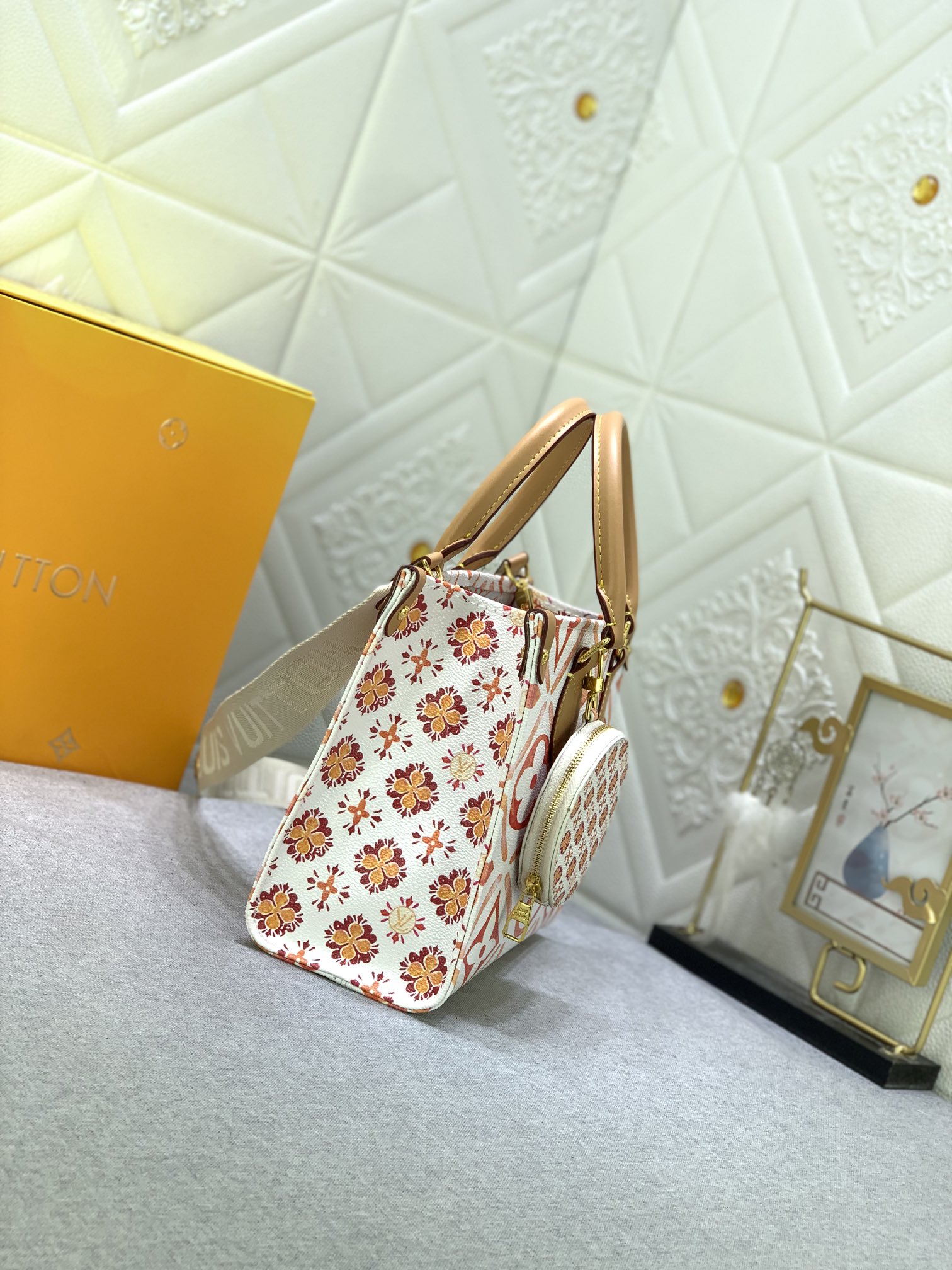 Designer Monogram Canvas Onthego  Bag - Gorchic - $124.99