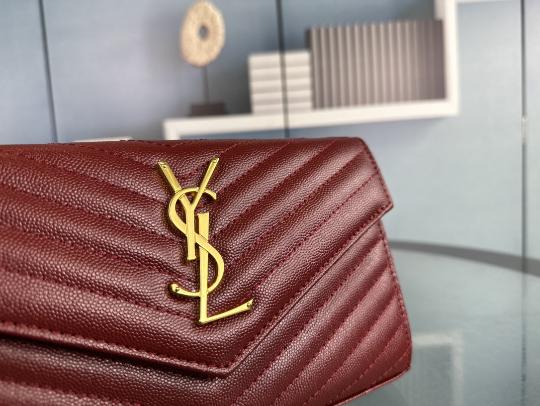 Lady Designer Fashion Cassandre Envelope - Merlot Red - Gorchic - $119.99