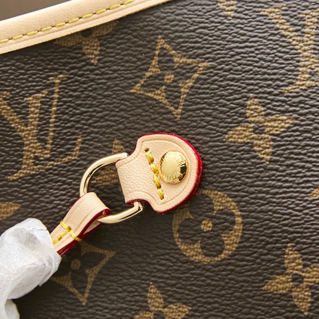 Designer Monogram Neverfull Bandoulière Inside Out MM Size Pink Pondichery Bag - Gorchic - $136.99