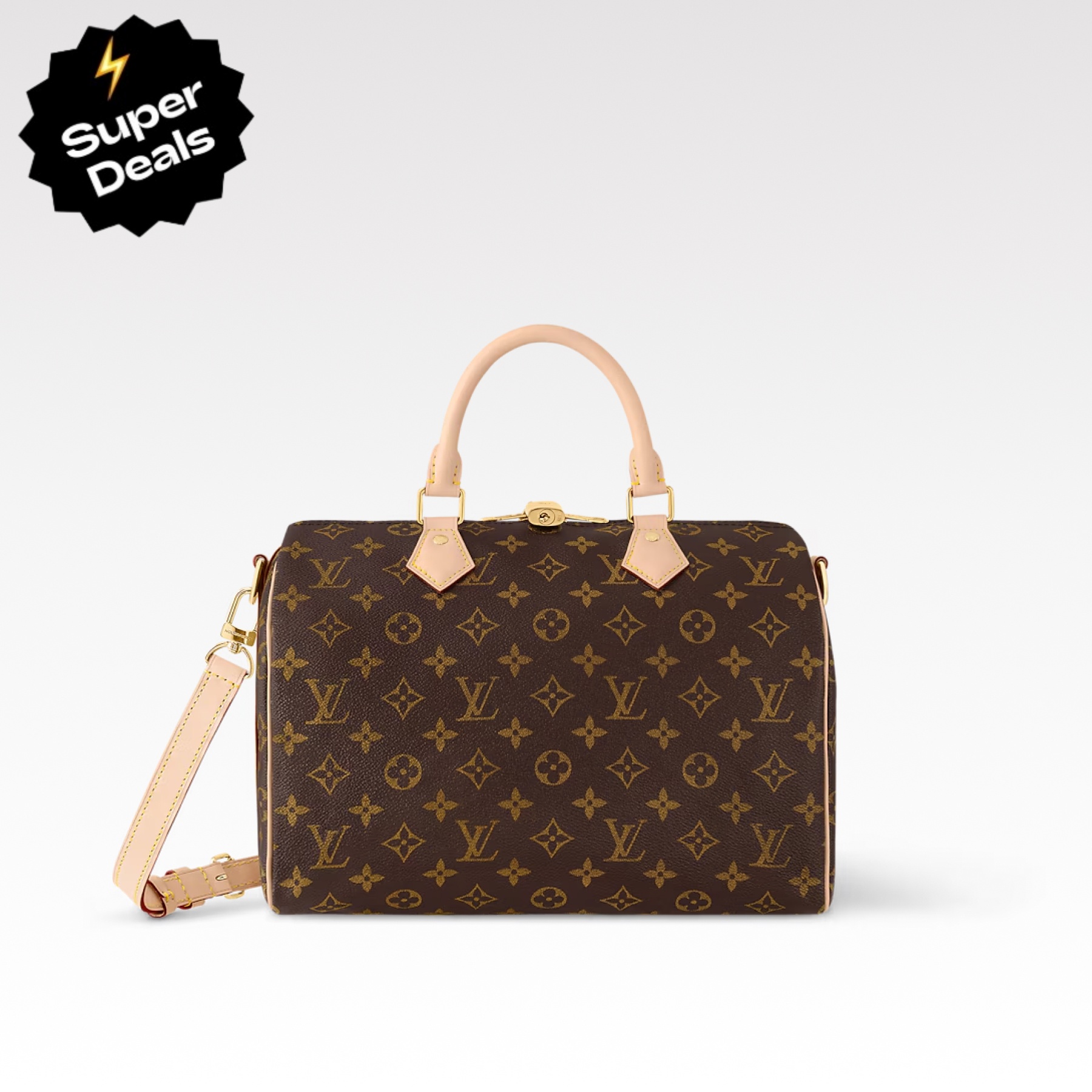 Designer Monogram Speedy Bandoulière 30 - Bag - Gorchic - $124.99