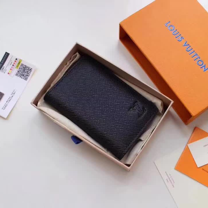 Designer Monogram Black Pocket organizer -Wallet - Gorchic - $39.99