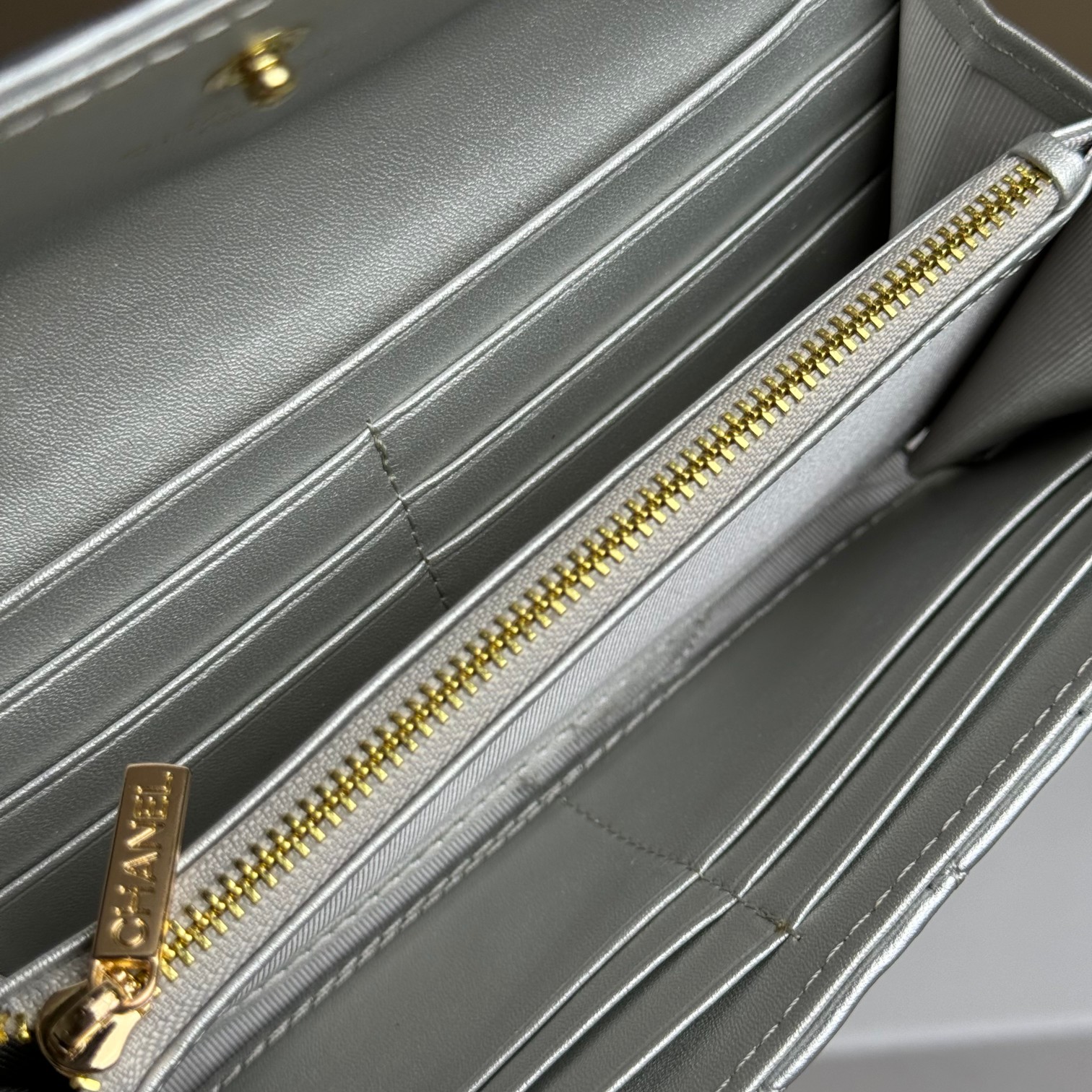 CC Inspired Counterfeit Caviar Leather Wallet-Sier Wallet - Gorchic - $59.99