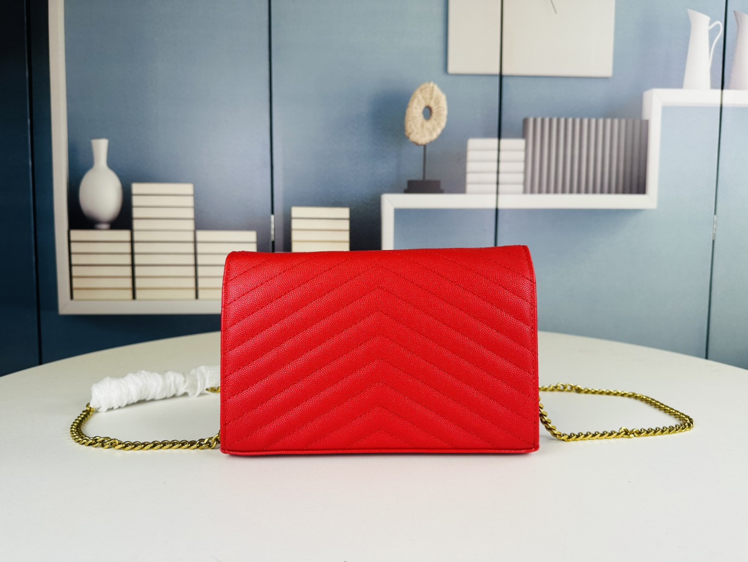 Lady Designer Fashion Cassandre Envelope - Red - Gorchic - $119.99