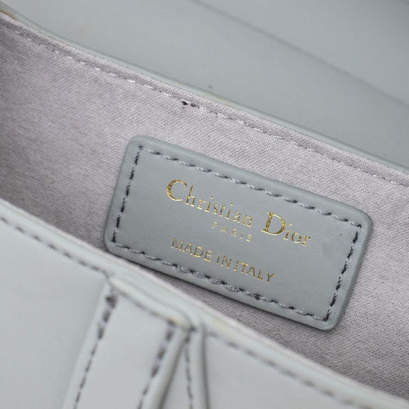 D Inspired SADDLE Bag Gray Ultramatte Calfskin M0446ILLO_M41G - Bag - Gorchic - $138.99