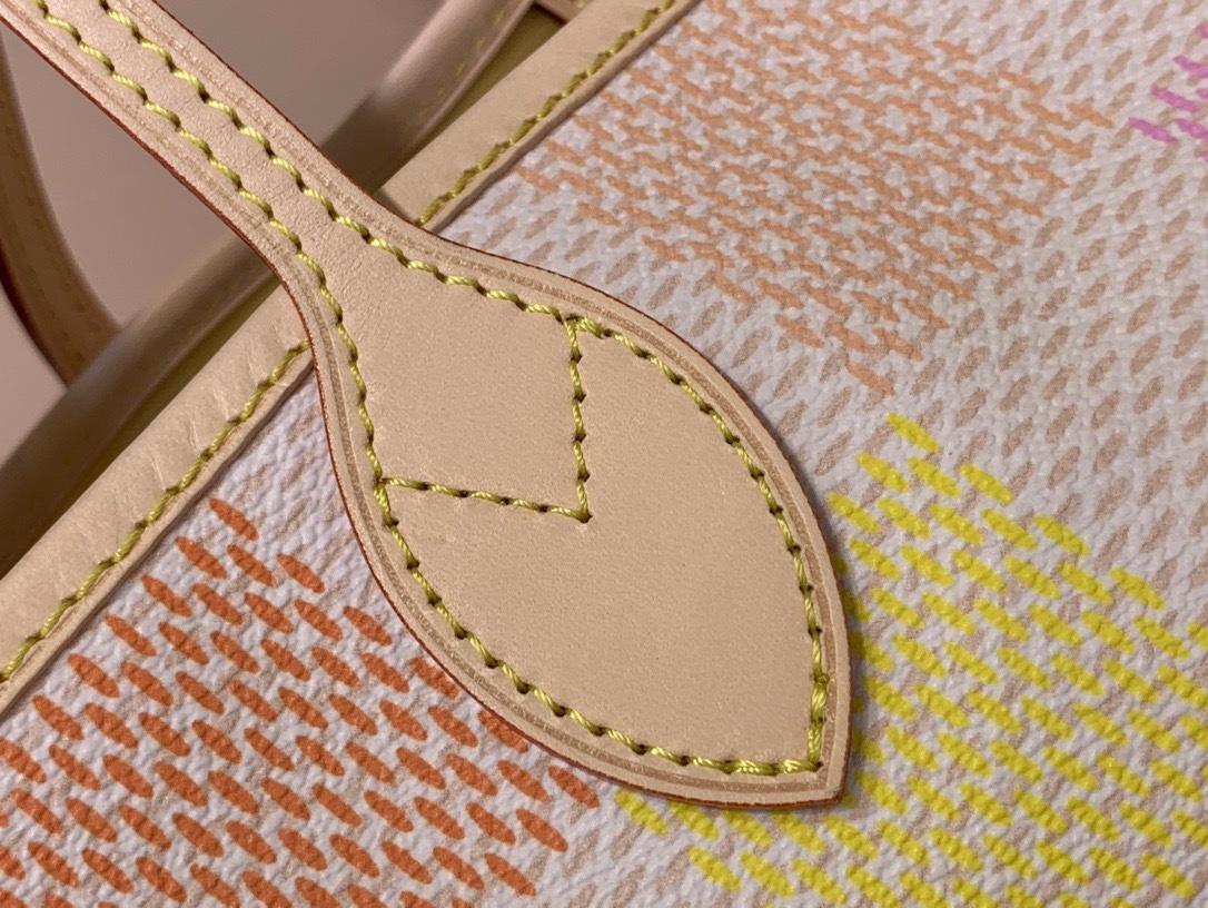 Designer Monogram Neverfull MM Pastel Medium Shopping Bag - Gorchic - $124.99