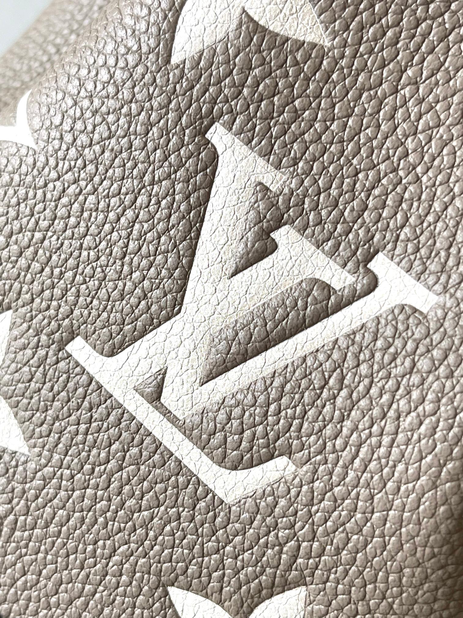 Designer Monogram Nano Noe Bicolor Monogram Empreinte Leather shoulder bag - Gorchic - $93.99