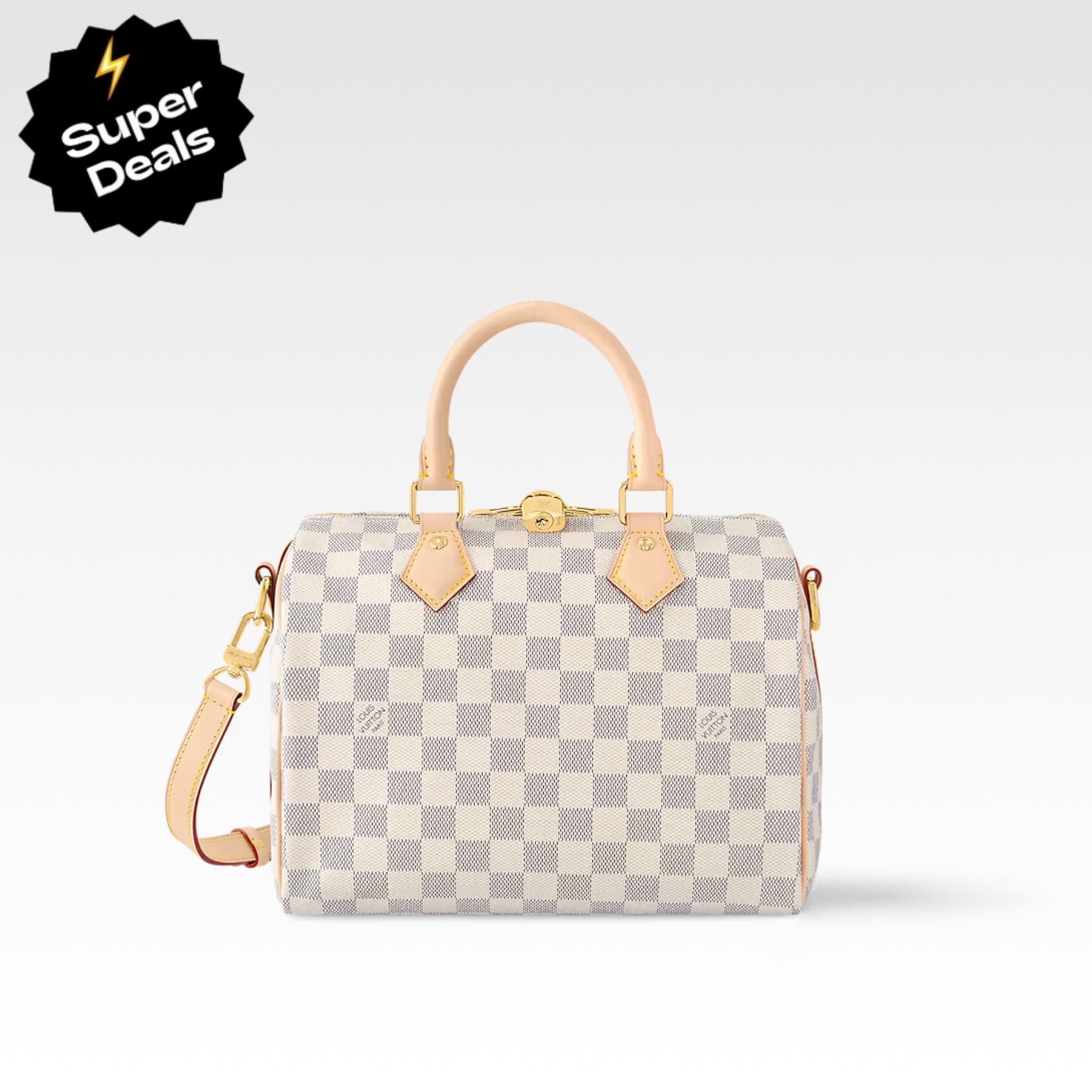 Designer Monogram Speedy Bandoulière Damier Azur Canvas Women Handbag - Bag - Gorchic - $117.99