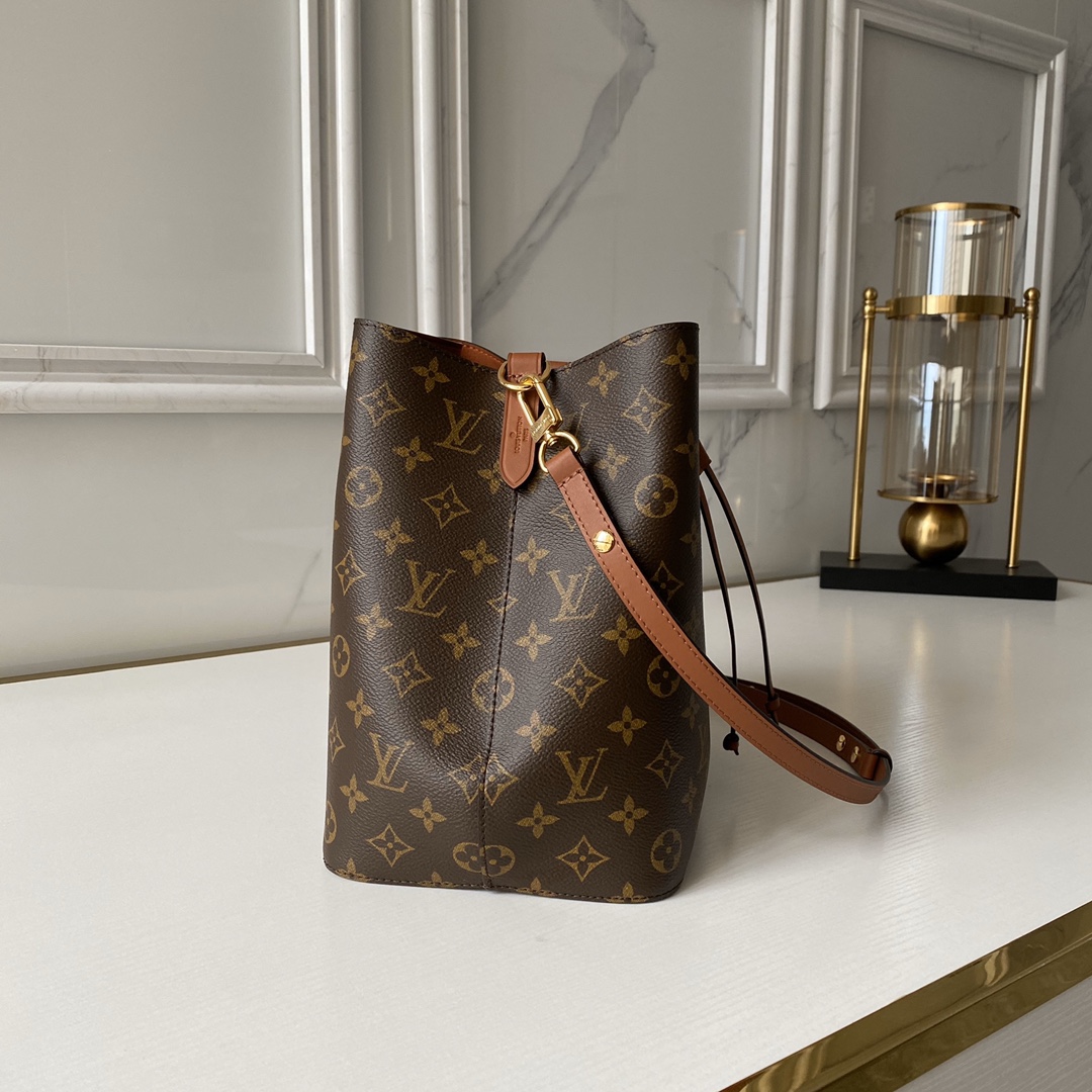 Designer Monogram  NeoNoe MM Bucket Bag - Gorchic - $110.99