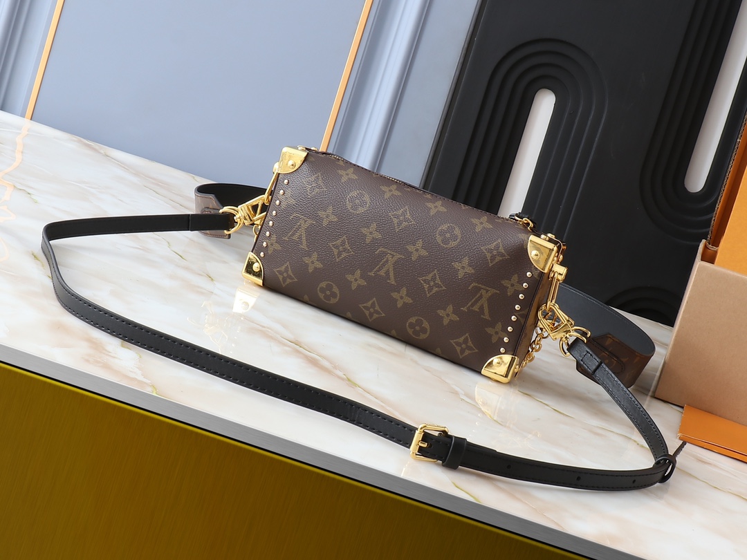 Designer Monogram Slim Trunk Monogram Canvas Bag - Gorchic - $122.99