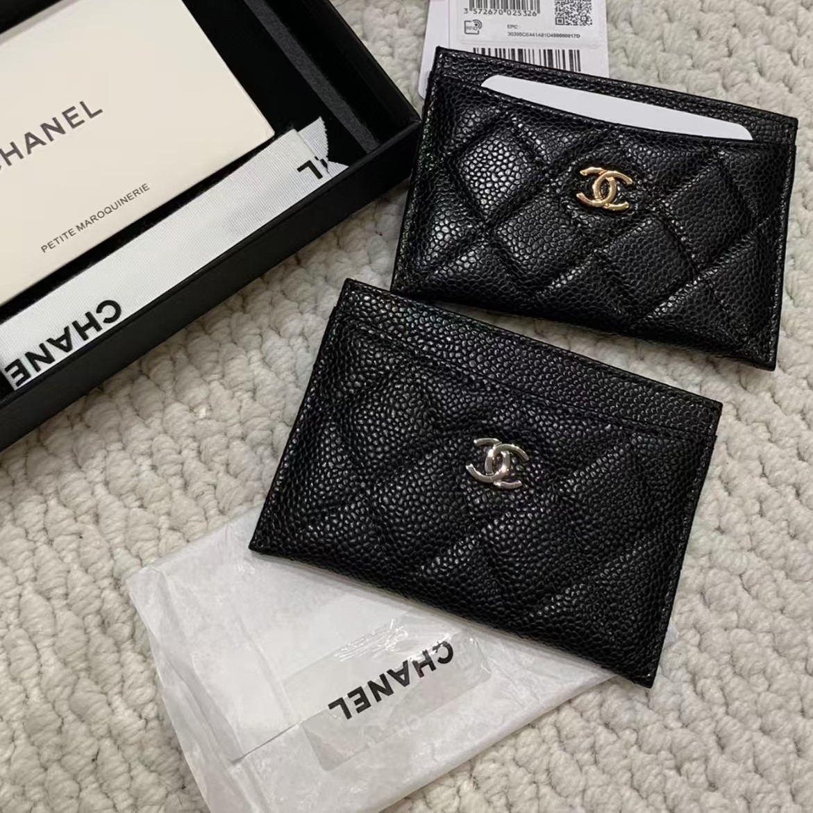 CC Inspired Classic Flat Card Holder Wallet - Gorchic - $70.99