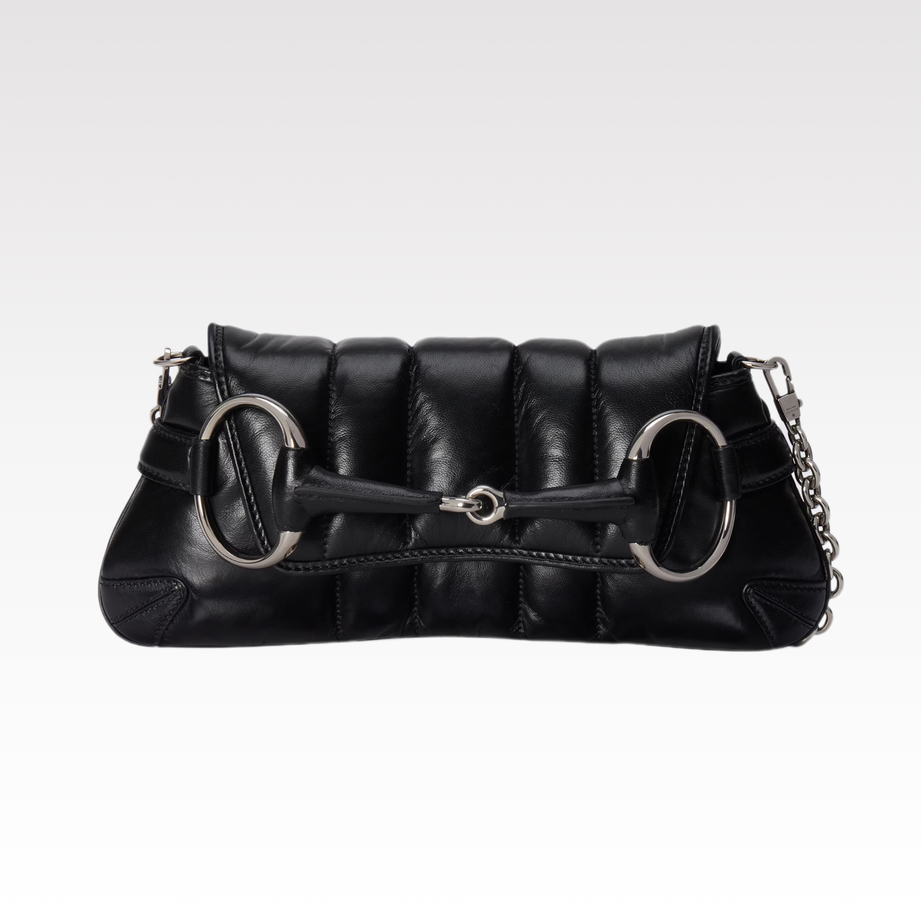 Double-G Horsebit Chain Small Shoulder Bag Black - Bag - Gorchic - $110.99