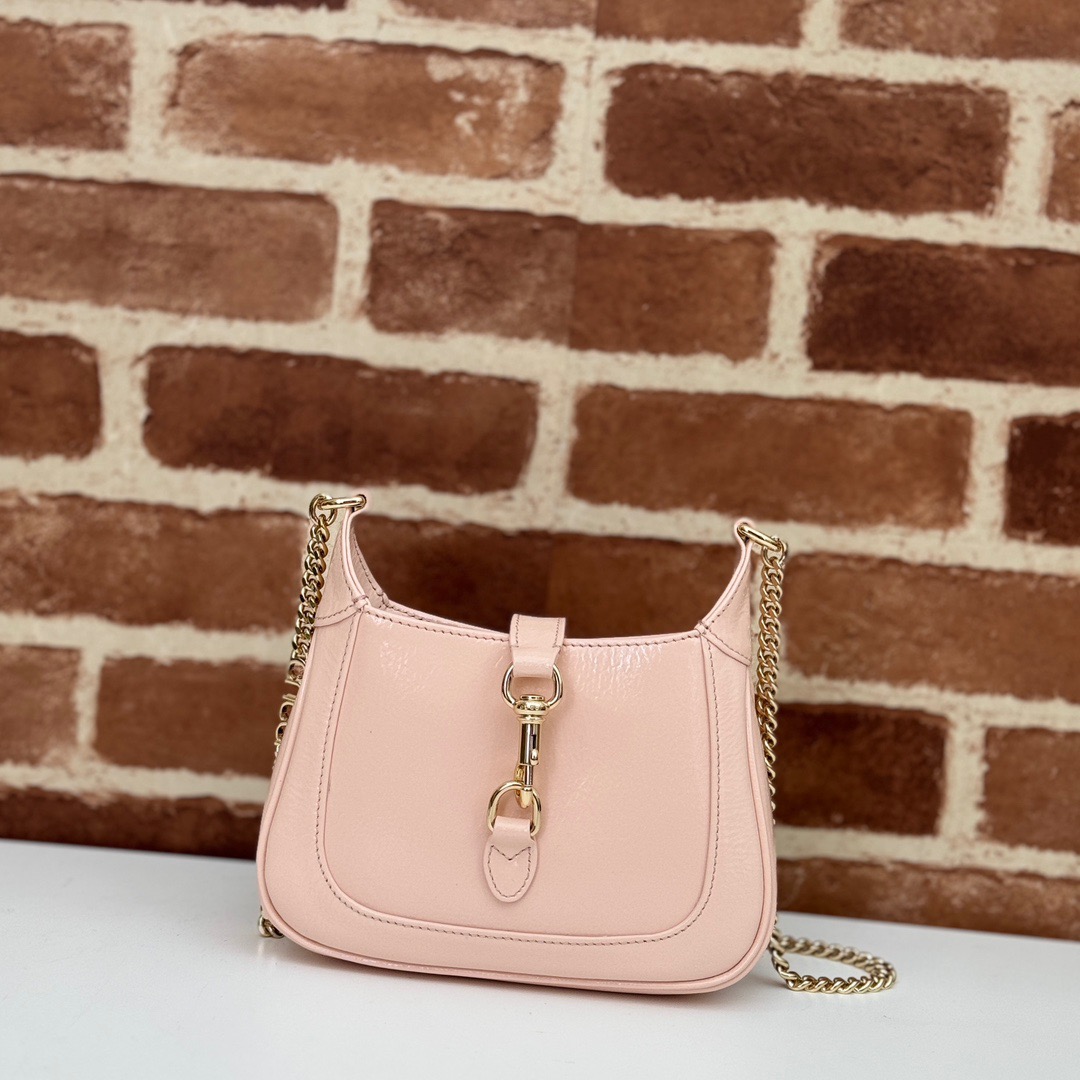 Double-G Jackie 1961 mini shoulder bag-Pink - Bag - Gorchic - $121.99
