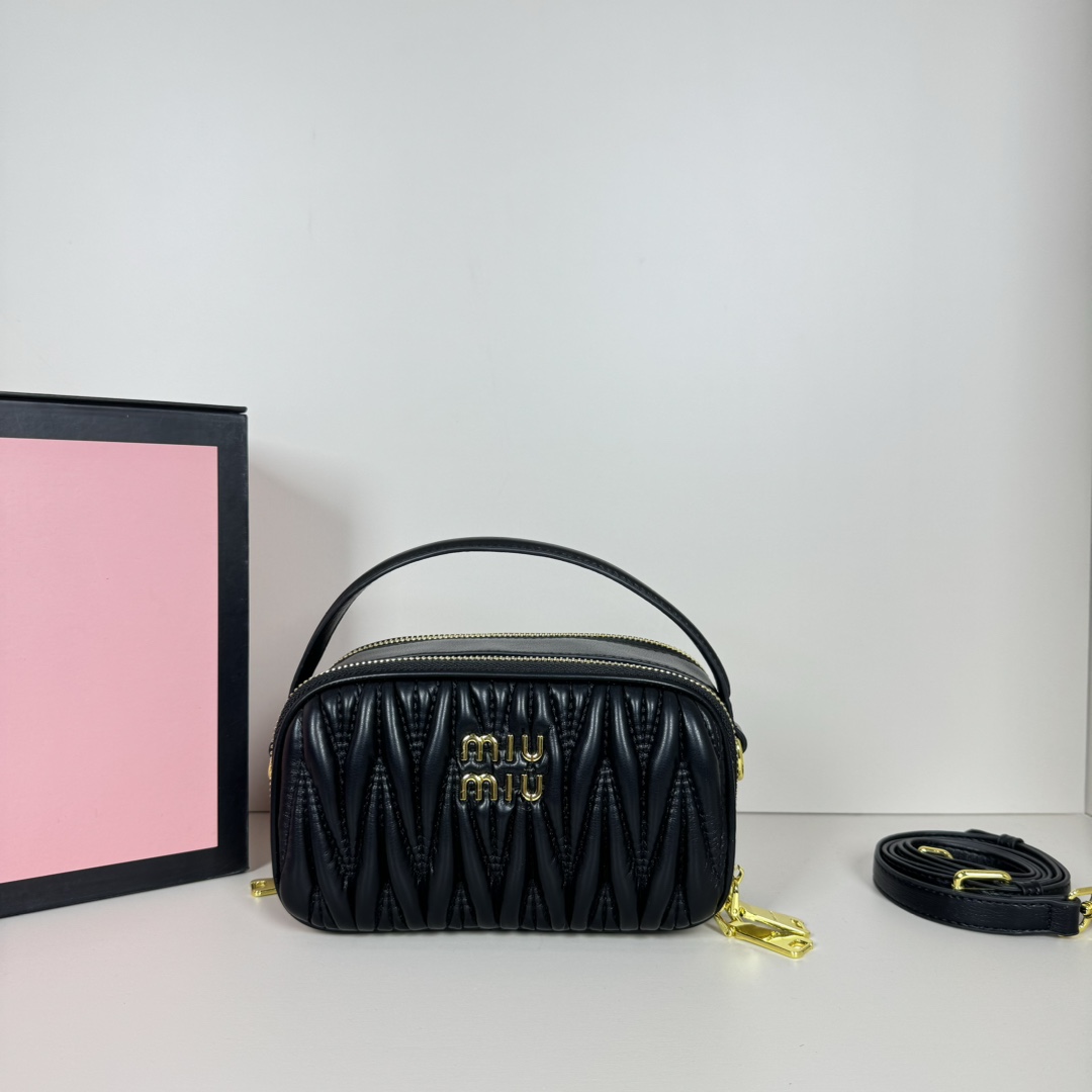MU Logo Patch Zipped Clutch Bag - Gorchic - $100.99