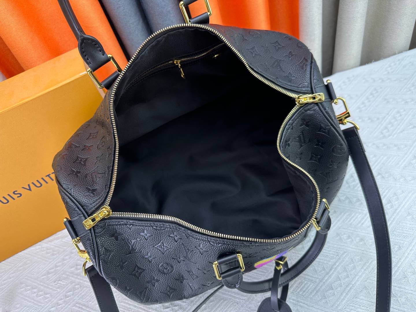 Designer Monogram x Murakami  x TM Keepall Bandoulière 50 Monogram Empreinte Leather - Gorchic - $162.99