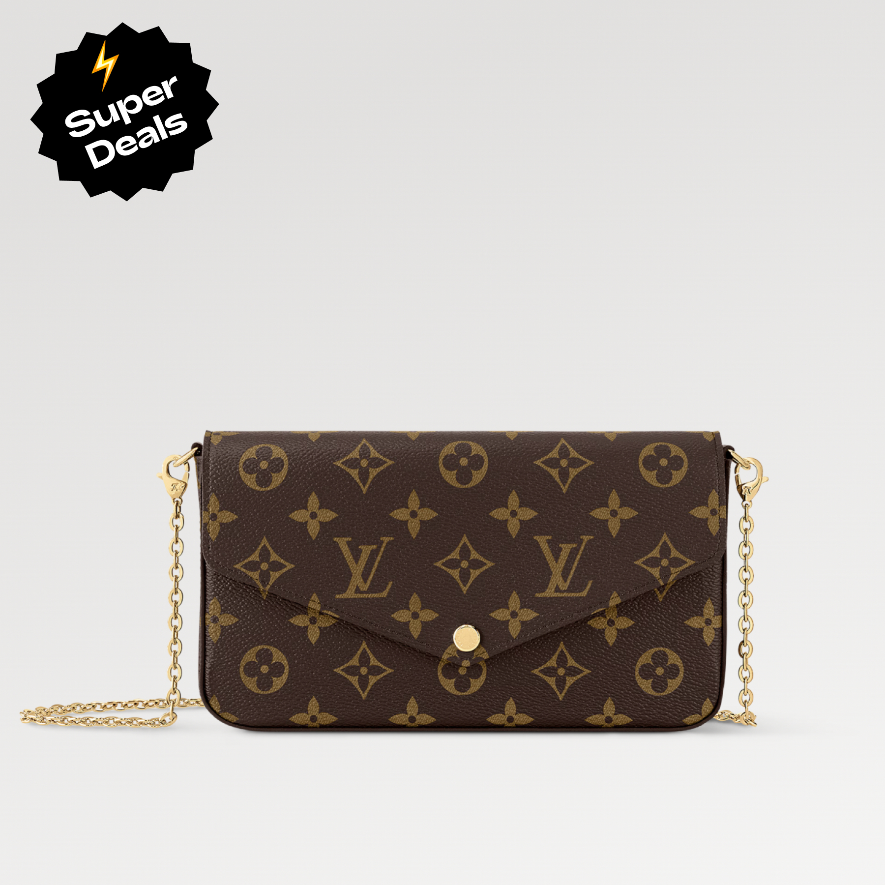Designer Monogram Félicie Pochette Crossbody Bag - Gorchic - $77.99