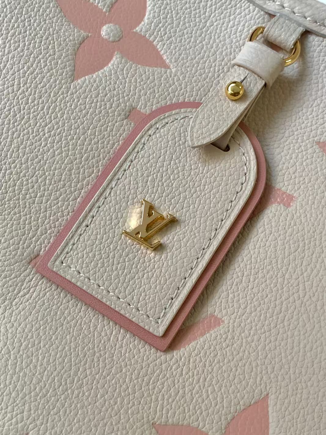 Designer Monogram Carryall PM - White and Pink Bag - Gorchic - $122.99