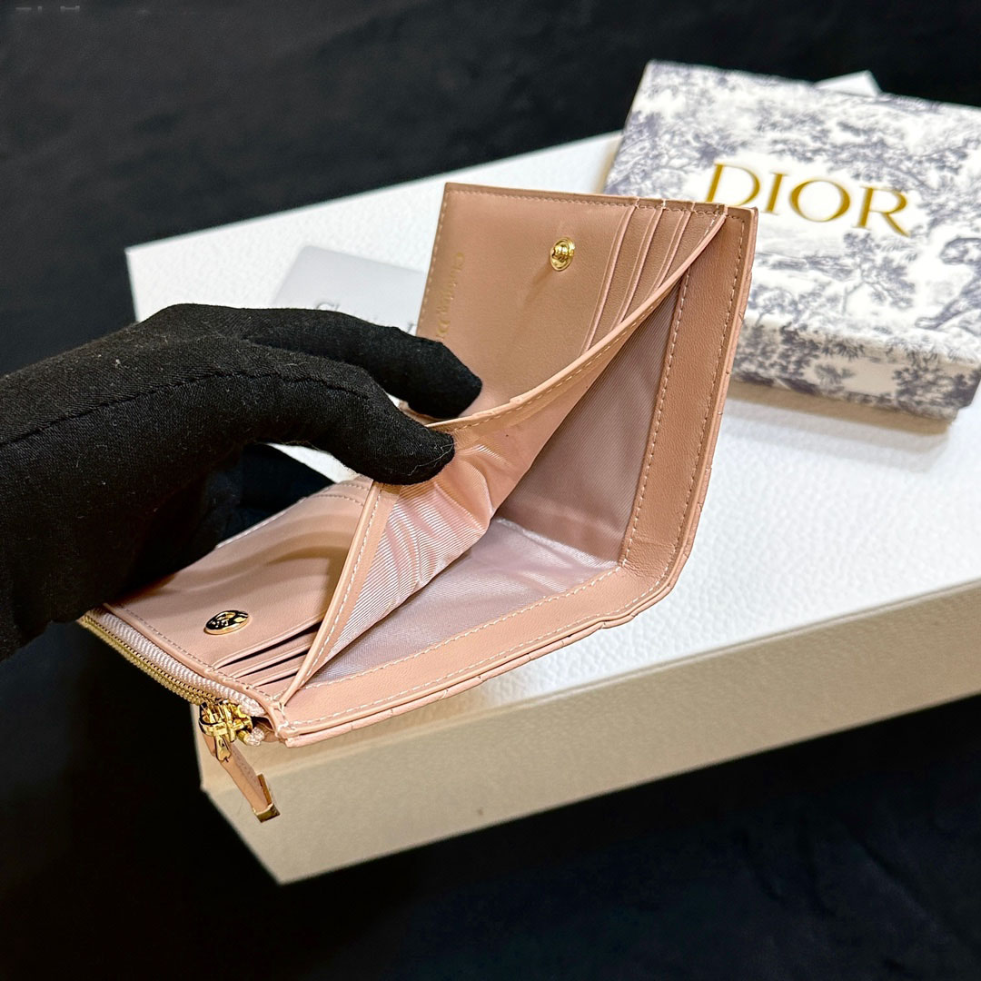 D Inspired Caro Dahlia Wallet-Pink Leather  Wallet - Gorchic - $55.99