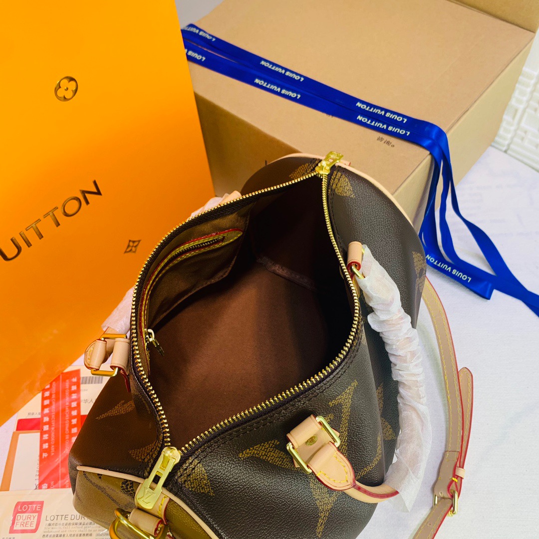 Designer Monogram Speedy 25/30 Bandoulière Monogram Women Handbag - Bag - Gorchic - $187.99