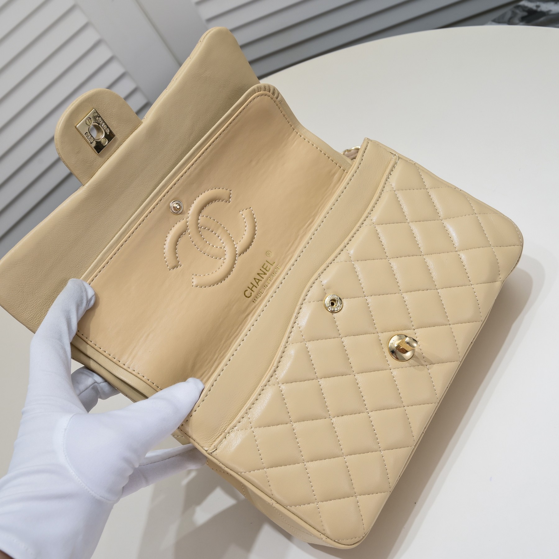 CC Inspired Classic Double Flap Bag Yellow Golden Hardware - Bag - Gorchic - $122.99