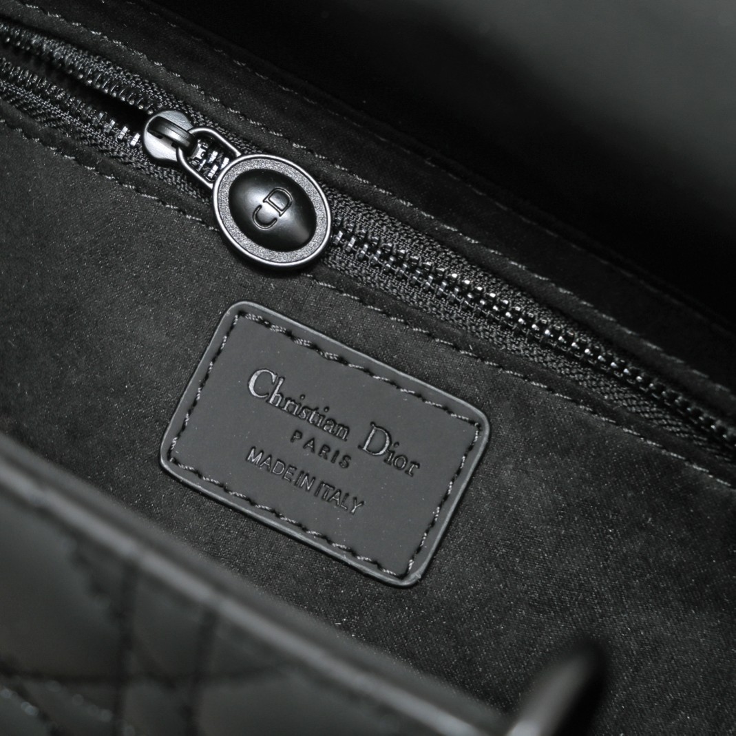 D Inspired Medium Lady D Inspired Bag Ultramatte Calfskin - Bag - Gorchic - $139.99