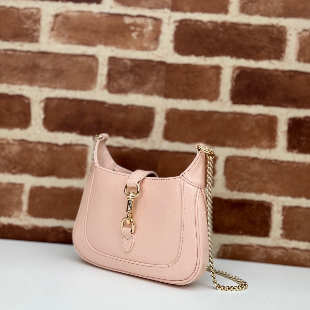 Double-G Jackie 1961 mini shoulder bag-Pink - Bag - Gorchic - $121.99