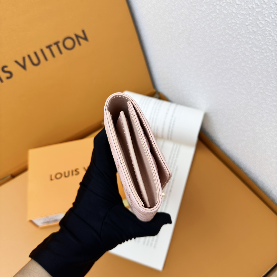 Designer Monogram Capucines Compact Maxi Pink Wallet ﻿ - Gorchic - $59.99