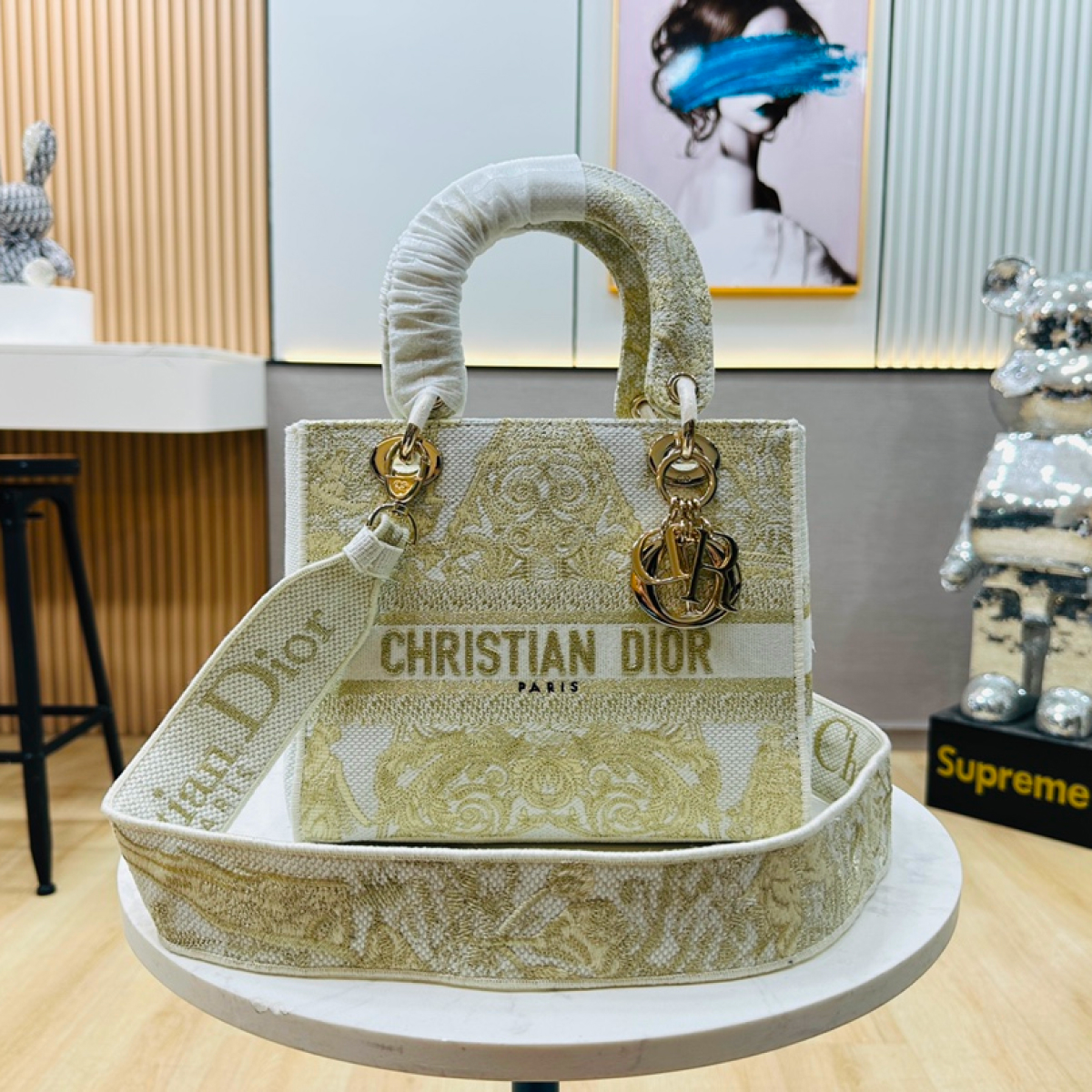 [AAA] D Inspired Medium Lady D Inspired Bag - Gorchic - $213.99