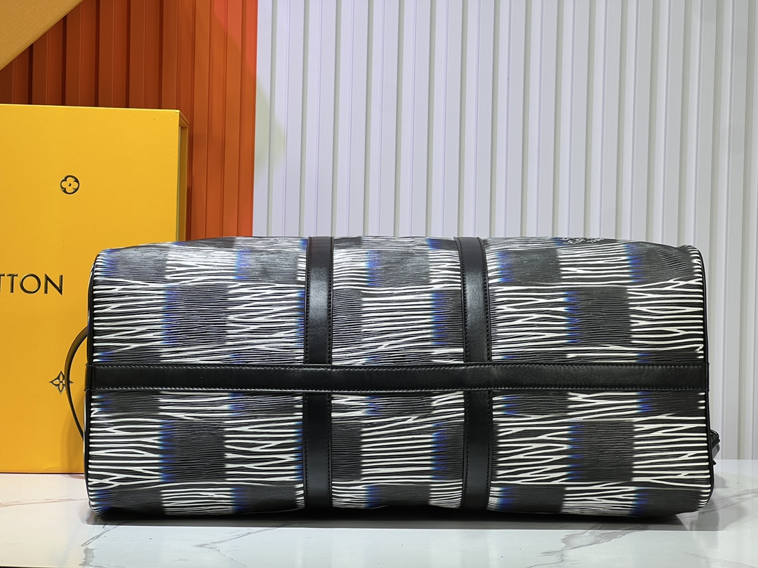 Designer Monogram Keepall Bandoulière 50 blue moon - Bag - Gorchic - $165.99