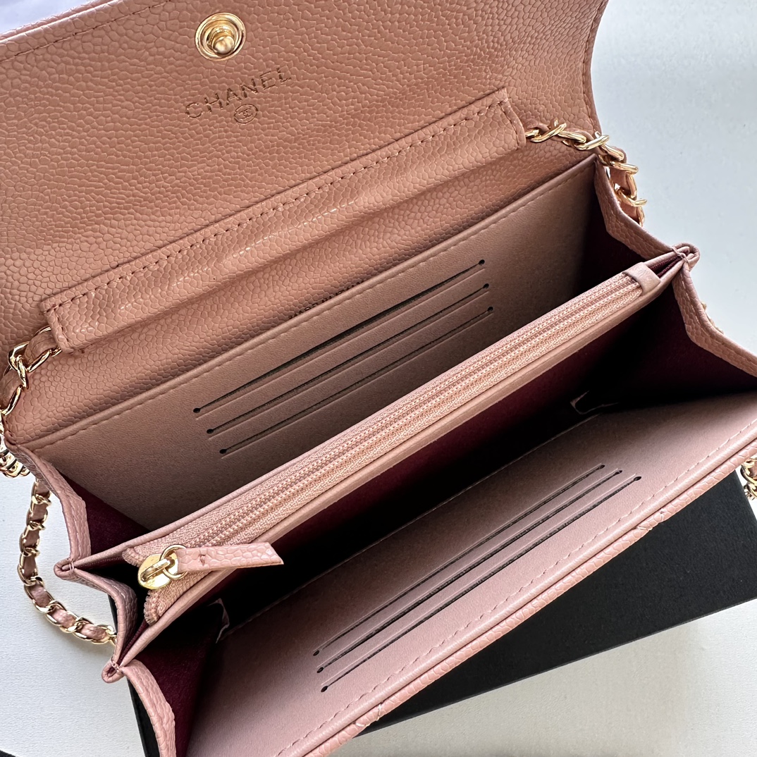 CC Inspired Chain Shoulder Crossbody Small Bag - Pink Bag - Gorchic - $109.99