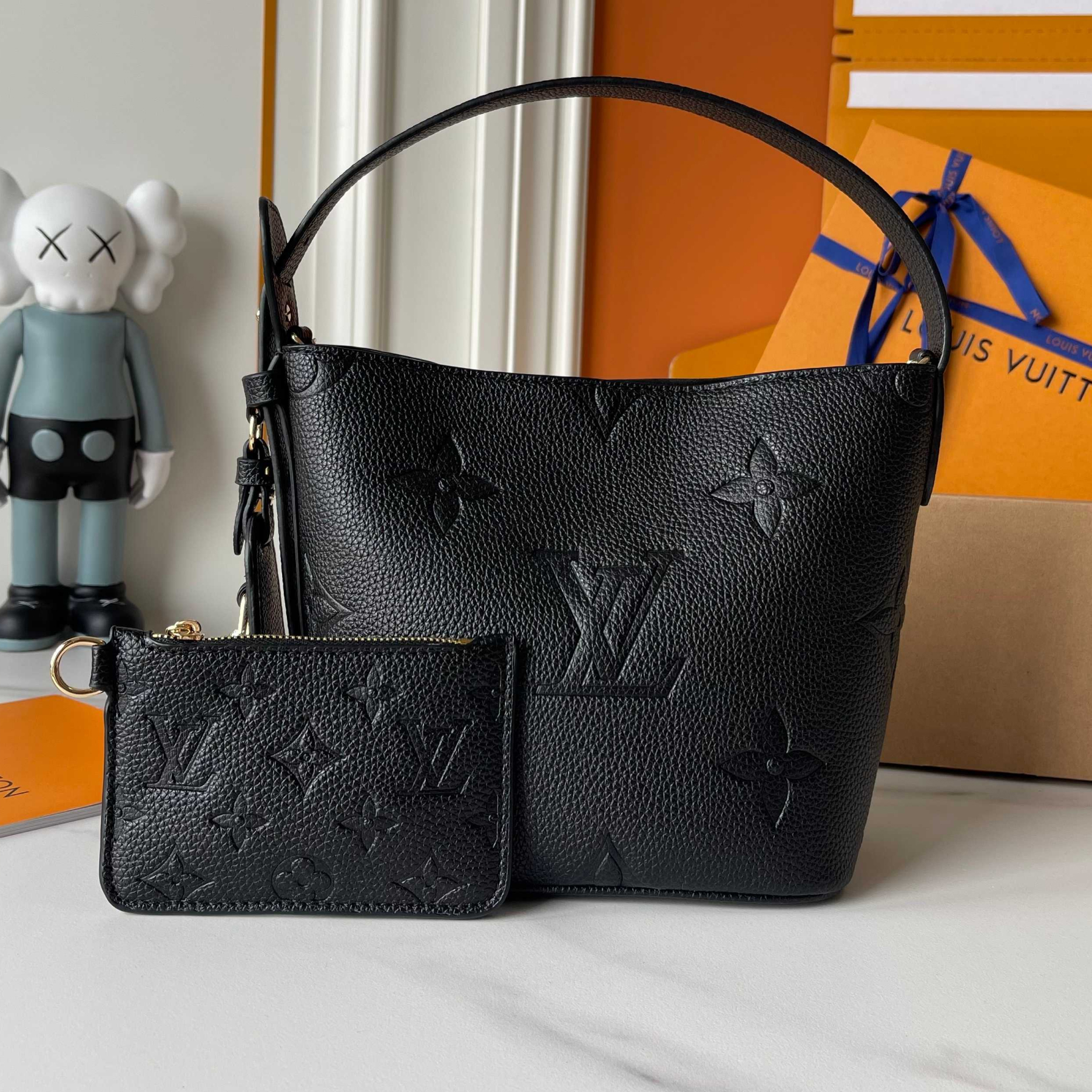 Designer Monogram x All In BB Bag Black - Gorchic - $118.99