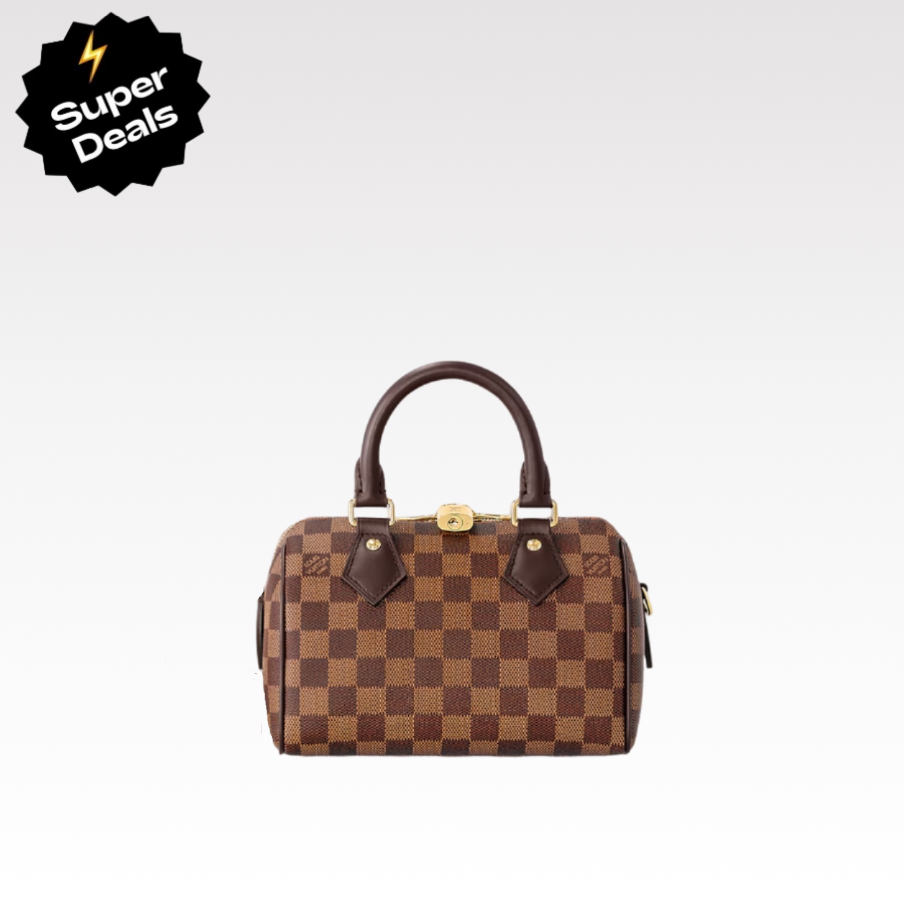 Designer Monogram Speedy Bandoulière 20 Damier Ebene Women Handbag - Bag - Gorchic - $117.99