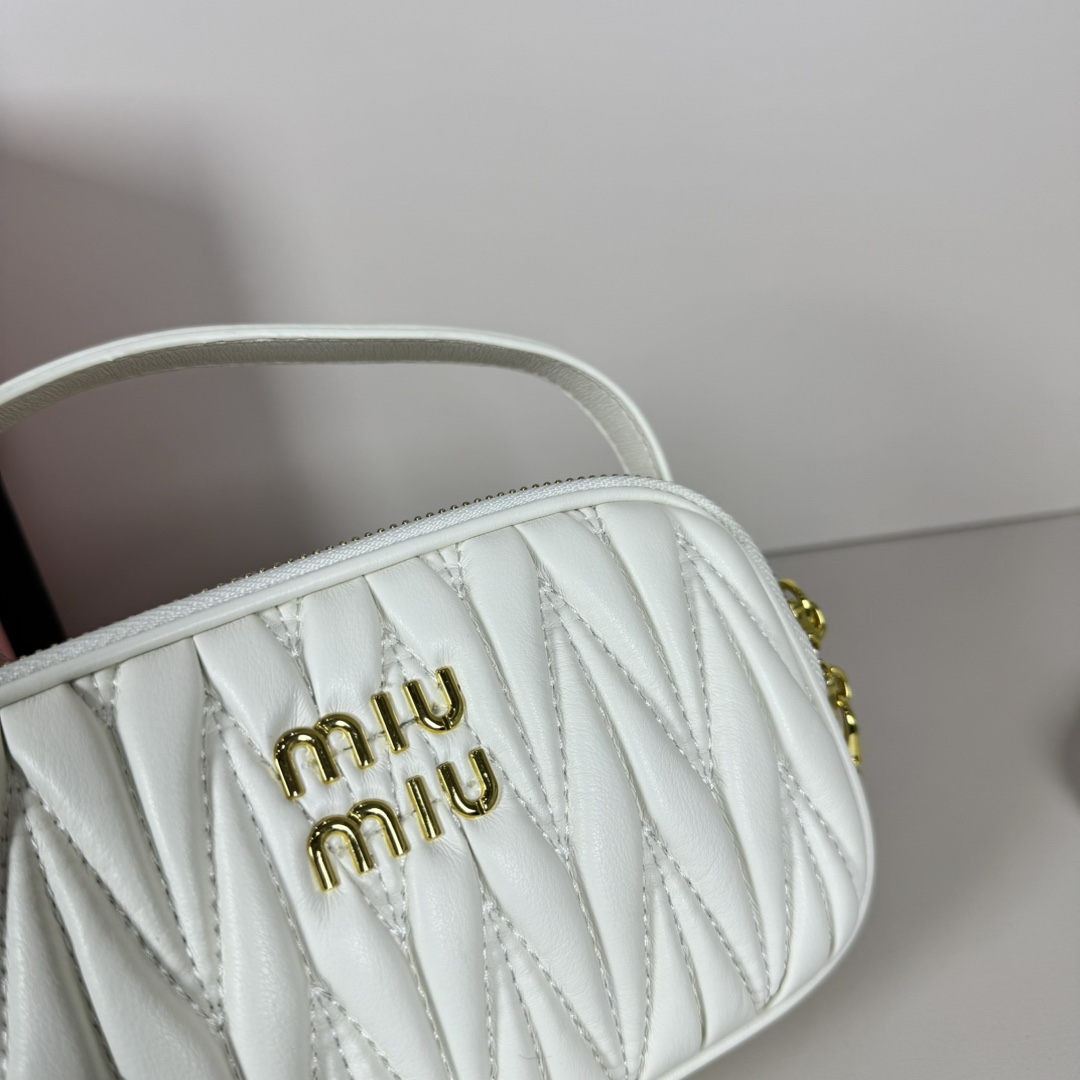 MU Logo Patch Zipped Clutch Bag - Gorchic - $100.99