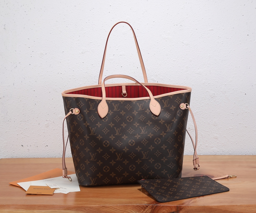 Designer Monogram Neverfull MM Classic Bag - Gorchic - $110.99