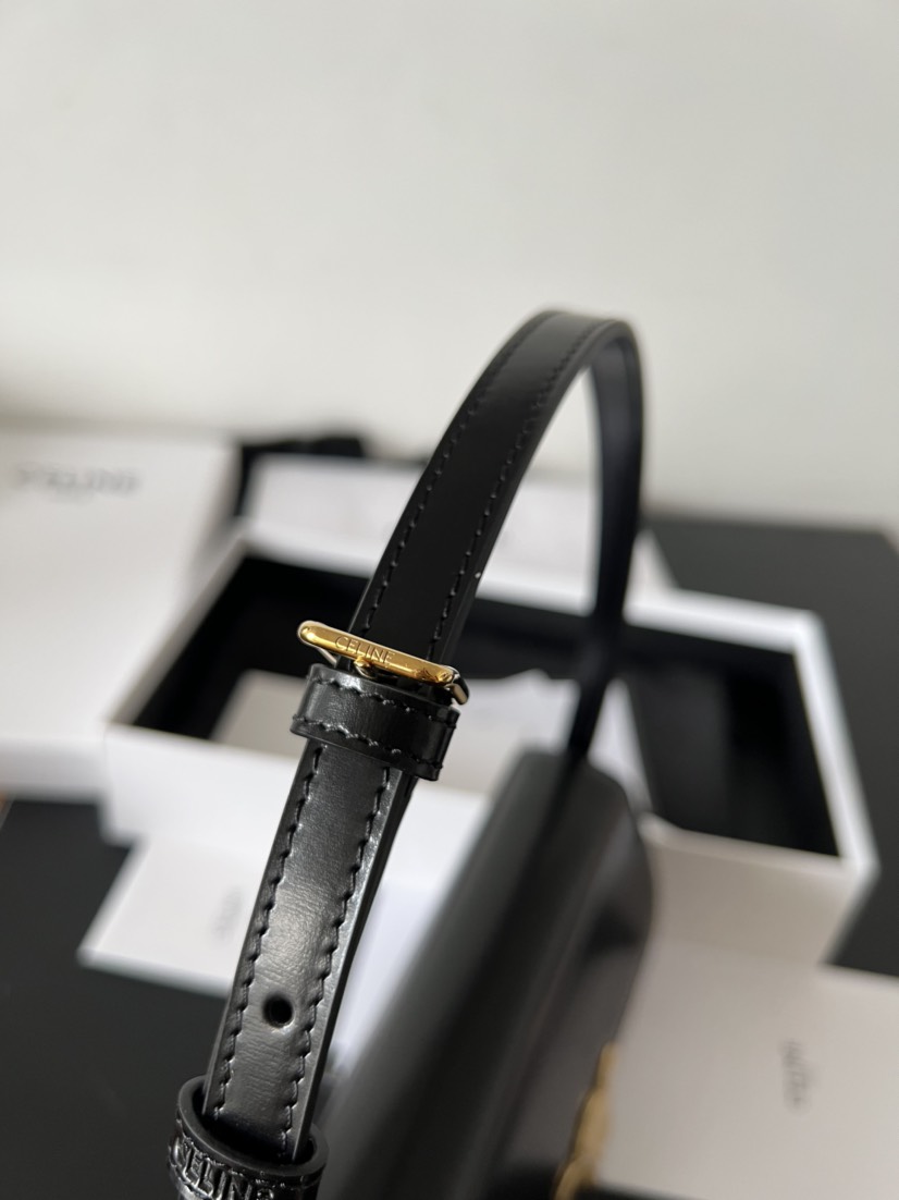 CL shoulder bag claude in shiny calfskin black - Bag - Gorchic - $118.99